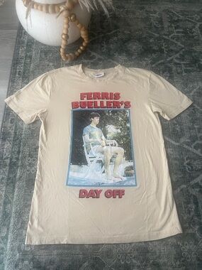 Ferris Bueller's Day Off Graphic Tee - Cream